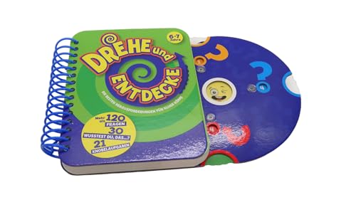IMAGILAND Drehe & Entdecke – Interaktives Rätselbuch für Kinder 6-7 Jahre | 120 Fragen, 30 Fakten, 21 Knobelaufgaben | Fördert Logik, Konzentration, Neugier | Perfekt für unterwegs | Deutsch IMAGILAND Drehe & Entdecke – Interaktives Rätselbuch für Kinder 6-7 Jahre | 120 Fragen, 30 Fakten, 21 Knobelaufgaben | Fördert Logik, Konzentration, Neugier | Perfekt für unterwegs | Deutsch von IMAGILAND