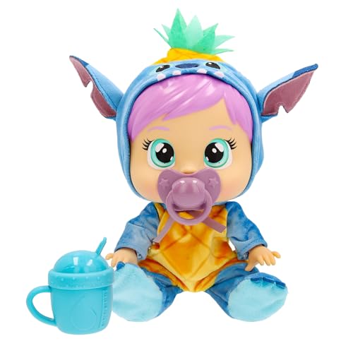 CRY BABIES Loving Care Disney Stitch, Babypuppe Inspiriert von Stitch von Lilo & Stitch, mit 3 Accessoires, Pflegen und Umsorgen, sie weint echte Tränen, Kinder ab 18 Monaten CRY BABIES Loving Care Disney Stitch, Babypuppe Inspiriert von Stitch von Lilo & Stitch, mit 3 Accessoires, Pflegen und Umsorgen, sie weint echte Tränen, Kinder ab 18 Monaten von IMC Toys