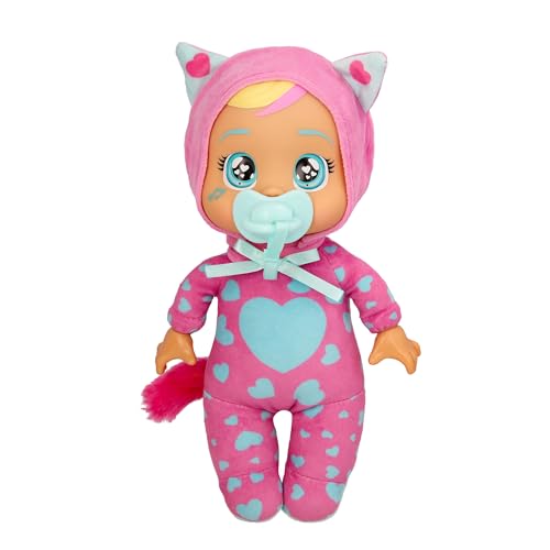 CRY Babies Tiny Cuddles Day Care Millie, Babypuppe, Plüschpuppe mit Pyjama und Schnuller, die echte Tränen weint, Spielzeug und Geschenk für Kinder ab 18 Monaten von IMC Toys