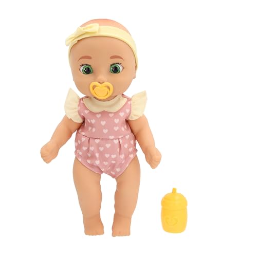 IMC Toys Be Loved Babies Gaby, realistische Puppe, hat eine weiche Haut und enthält einen Schnuller und eine Flasche, komplett beweglich, Spielzeug für Kinder ab 18 Monaten von IMC Toys