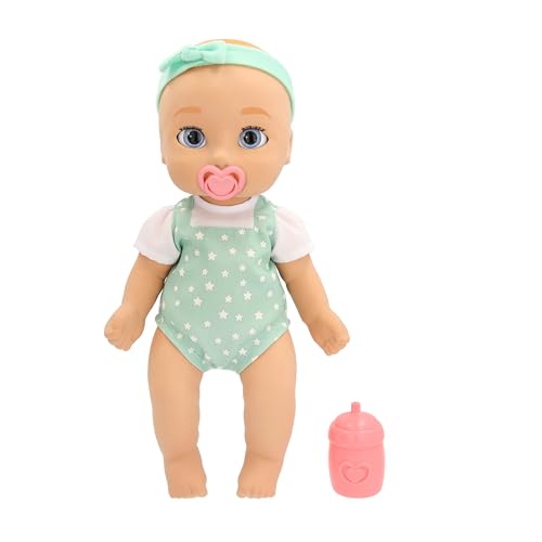 IMC Toys Be Loved Babies Sam, lebensechte Puppe, hat eine weiche Haut und enthält einen Schnuller und eine Flasche, komplett beweglich, Spielzeug für Kinder ab 18 Monaten von IMC Toys