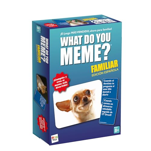 IMC Toys What Do You Meme? Familienspiel, Kartenspiel, für Memes-Liebhaber, Spiel, jetzt für Familien ab 8 Jahren von IMC Toys