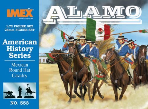 Mexikanischer runder Hut Infantry At The Alamo – American History Series – 1/72 Kunststoffsoldaten von IMEX von i-mex