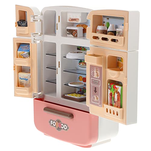 IMIKEYA 1 Satz Küchensimulation Kühlschrank Lebensmittel Kinderspielzeug küchenspielzeug für Kitchen Toys for Puppenhaus Möbel Spielzeugkühlschrank Plastik von IMIKEYA