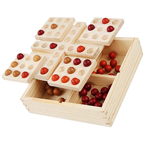 IMIKEYA 1satz Rotierendes -Row Spiel Multifunktionales Brettspiel Aus Naturholz Für Junge Mädchen Und Erwachsene Interaktive Familienspiele Für Drinnen Und Draußen IMIKEYA 1satz Rotierendes -Row Spiel Multifunktionales Brettspiel Aus Naturholz Für Junge Mädchen Und Erwachsene Interaktive Familienspiele Für Drinnen Und Draußen von IMIKEYA
