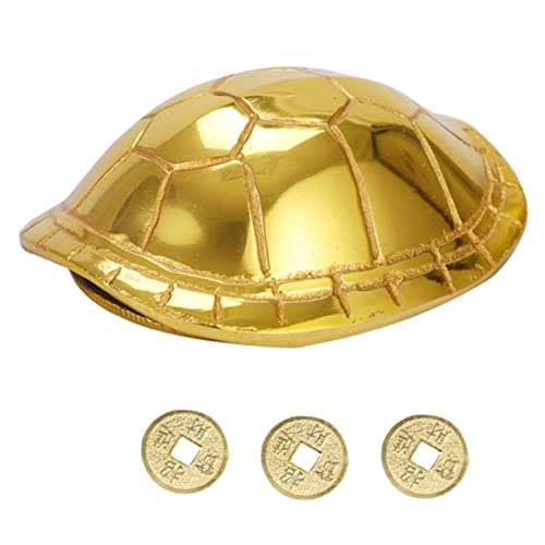 IMIKEYA 1 Set Exquisite Kupfer Schildkröte Shell Divination Werkzeug Traditionellen Chinesischen Erzählen Spiel Requisiten von IMIKEYA