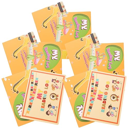IMIKEYA 10 Stück Leselogbücher für Kinder Cartoon Muster Sparbuch für Lesen und Schreiben Englisch Tragbares Lesebuch Praktische Lesepunktekarten IMIKEYA 10 Stück Leselogbücher für Kinder Cartoon Muster Sparbuch für Lesen und Schreiben Englisch Tragbares Lesebuch Praktische Lesepunktekarten von IMIKEYA