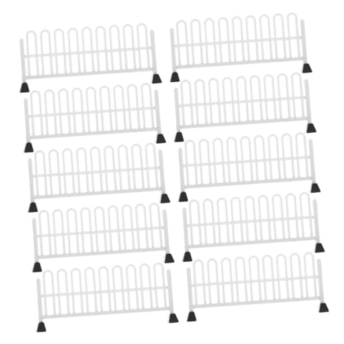 IMIKEYA 10 Stück Standtisch Verkehrsstraßensperren Zaunmodell Verkehrsbarrikaden Zaunmodelle von IMIKEYA
