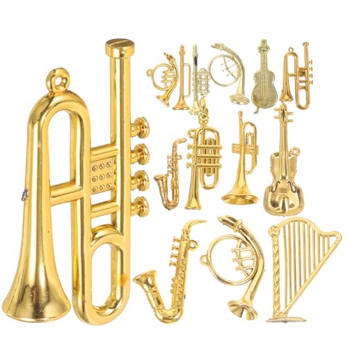 IMIKEYA 14 Stück Weihnachtsbaumschmuck Gold Miniatur Musikinstrumente Puppenhaus Miniatur Basteln Musikinstrumente Weihnachtliche Baumschmuck kleine Weihnachtsanhänger Musikinstrumente IMIKEYA 14 Stück Weihnachtsbaumschmuck Gold Miniatur Musikinstrumente Puppenhaus Miniatur Basteln Musikinstrumente Weihnachtliche Baumschmuck kleine Weihnachtsanhänger Musikinstrumente von IMIKEYA