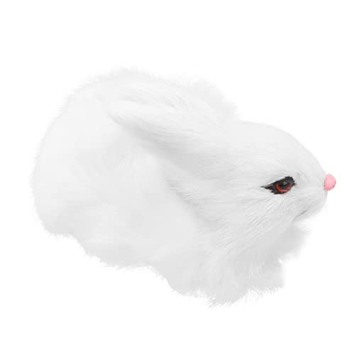 IMIKEYA Mini Plüschkaninchen Dekoration Realistisches Kompaktes Tierornament Für Kinderzimmer Und Heimdekoration Weiß Kuscheltier Für IMIKEYA Mini Plüschkaninchen Dekoration Realistisches Kompaktes Tierornament Für Kinderzimmer Und Heimdekoration Weiß Kuscheltier Für von IMIKEYA