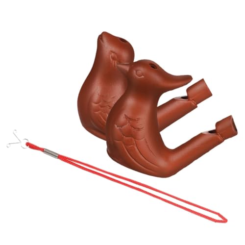 IMIKEYA 2 Stück Keramische Vogelpfeifen Zisha mit Wasserfüllung Spielerische Musik Lernspielzeuge für Magpie Pfau Formen Dekorative Tierpfeifen für Geburtstagsfeiern und Kinderzimmer IMIKEYA 2 Stück Keramische Vogelpfeifen Zisha mit Wasserfüllung Spielerische Musik Lernspielzeuge für Magpie Pfau Formen Dekorative Tierpfeifen für Geburtstagsfeiern und Kinderzimmer von IMIKEYA