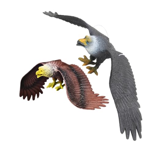 IMIKEYA 2 Stück Vogelspielzeug Für Balancierender Vogel Aus Metall Balancierende Spielzeuge Balancierendes Adlerspielzeug Für Den Finger Eagle Statue Home Office Vinyl von IMIKEYA