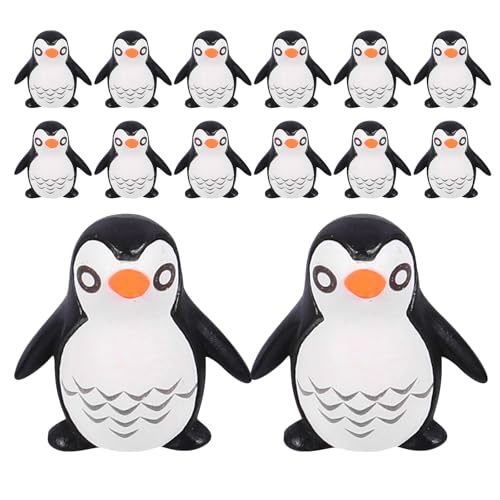 IMIKEYA 20 Stück Mini-Pinguine aus Kunstharz, Miniatur-Pinguin-Figuren, winzige Kunstharz-Figuren für Kinder, Babyparty, DIY-Kuchendekoration, Ornamente, Basteln, Mooslandschaft IMIKEYA 20 Stück Mini-Pinguine aus Kunstharz, Miniatur-Pinguin-Figuren, winzige Kunstharz-Figuren für Kinder, Babyparty, DIY-Kuchendekoration, Ornamente, Basteln, Mooslandschaft von IMIKEYA