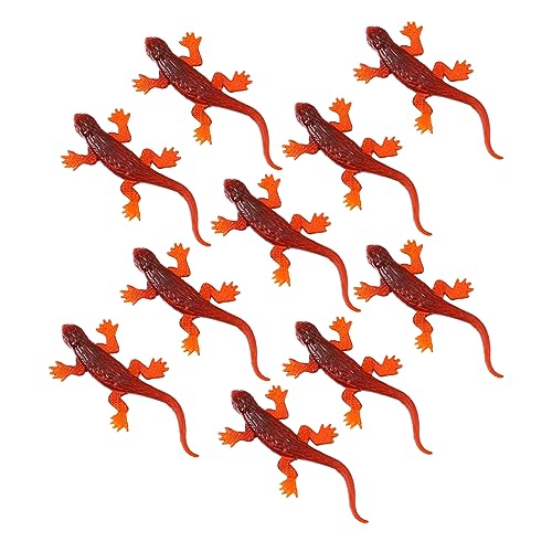 IMIKEYA 20 Stück Partyspielzeug Gruseliges Gecko Halloween Trick Requisiten Simulation Gecko Partygeschenke Wohnkultur Kunststoff Gecko Modelle Kunststoff Eidechsen Simulation Reptilien von IMIKEYA