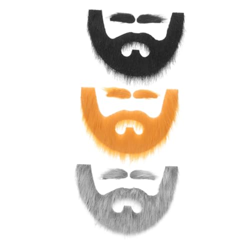 IMIKEYA 3 Sätze Selbstklebendes Set Fake und Augenbrauen Realistische Dwarf GNOME Kostüm Accessoires für Halloween Cosplay Langlebig Einfach Anzubringen in Gelbbraun Schwarz und Schwarz IMIKEYA 3 Sätze Selbstklebendes Set Fake und Augenbrauen Realistische Dwarf GNOME Kostüm Accessoires für Halloween Cosplay Langlebig Einfach Anzubringen in Gelbbraun Schwarz und Schwarz von IMIKEYA
