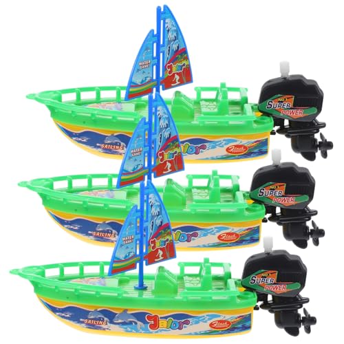 IMIKEYA 3 Stück Segelboot Aufziehen Schiff Wasserspielzeug Duschspielzeug Für Kleinkinder Süßes Badespielzeug Segelboot-badewanne Badespielzeug Für Plastik IMIKEYA 3 Stück Segelboot Aufziehen Schiff Wasserspielzeug Duschspielzeug Für Kleinkinder Süßes Badespielzeug Segelboot-badewanne Badespielzeug Für Plastik von IMIKEYA