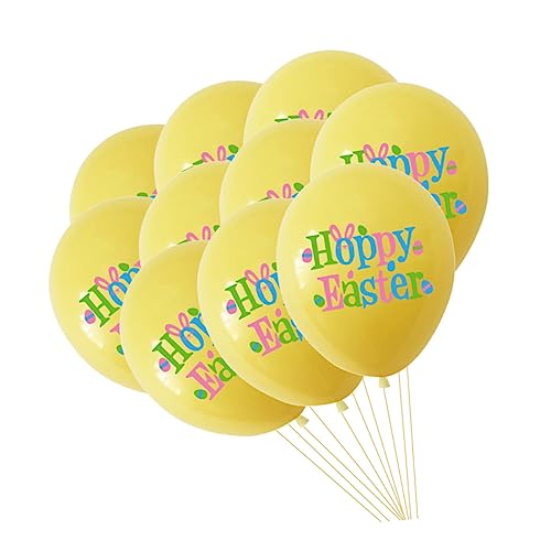 IMIKEYA 30Stücke Themen Latexballons Bunte Ballons Mit Hasen Und Osterei Design Für Festliche Dekorationen Und Partys Partydekor Für Ostern von IMIKEYA