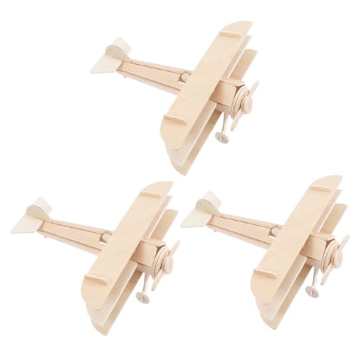 IMIKEYA 3D-Bastelset Aus Holz Für – Mini-Flugzeuge Zum Bemalen 13er Pack DIY Bastelflugzeuge Ideal Für Kreative Schulprojekte Und Basteldekoration Zuhause von IMIKEYA