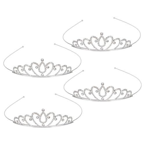IMIKEYA 4 Stück Haarreif Funkelndes Prinzessin Tiara Stirnband Leichte Langlebige Kopfdeko für Mädchen Kindergeburtstag Kostümfest Party Aufführungen IMIKEYA 4 Stück Haarreif Funkelndes Prinzessin Tiara Stirnband Leichte Langlebige Kopfdeko für Mädchen Kindergeburtstag Kostümfest Party Aufführungen von IMIKEYA