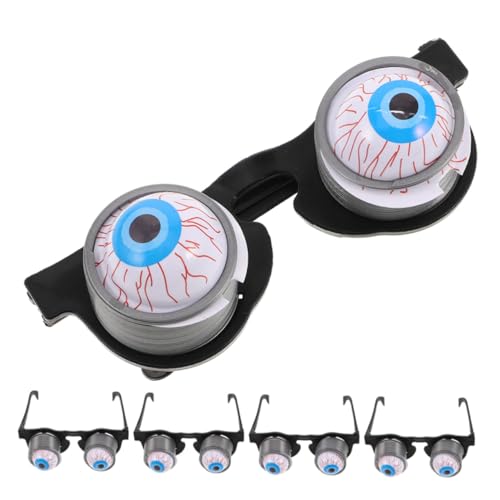 IMIKEYA 5 Stück Halloween Augenklappen mit Federnden Augäpfeln Lustige und Wiederverwendbare Partybrillen für Kostüm Scherzartikel Gruselige Dekoration bei Kostüm Halloween-feiern IMIKEYA 5 Stück Halloween Augenklappen mit Federnden Augäpfeln Lustige und Wiederverwendbare Partybrillen für Kostüm Scherzartikel Gruselige Dekoration bei Kostüm Halloween-feiern von IMIKEYA