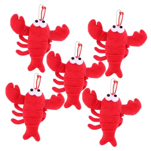 IMIKEYA 5stücke Teiliges Plüsch Krabben Schlüsselanhänger Niedliche Taschenanhänger Für Handtaschen Und Rucksäcke Als Spielzeug Für Dekoration Ihrer Handtasche IMIKEYA 5stücke Teiliges Plüsch Krabben Schlüsselanhänger Niedliche Taschenanhänger Für Handtaschen Und Rucksäcke Als Spielzeug Für Dekoration Ihrer Handtasche von IMIKEYA