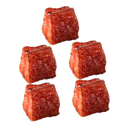 IMIKEYA Künstliches Gewürfeltes Rindfleisch Modell Simulationsrindfleisch für Küche Realistisches Kunstfleisch für Deko Rollenspiel Spielzeug Kunstlebensmittel für Restaurant und Buffet IMIKEYA Künstliches Gewürfeltes Rindfleisch Modell Simulationsrindfleisch für Küche Realistisches Kunstfleisch für Deko Rollenspiel Spielzeug Kunstlebensmittel für Restaurant und Buffet von IMIKEYA