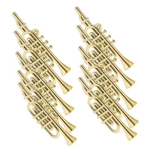 IMIKEYA 50 Stück Miniatur Musikinstrumente Ornamente mit Goldfarbenem Finish Trompete Saxophon Klarinette Violine Mini Modell für Weihnachtsbaum Deko DIY Basteln Musikliebhaber IMIKEYA 50 Stück Miniatur Musikinstrumente Ornamente mit Goldfarbenem Finish Trompete Saxophon Klarinette Violine Mini Modell für Weihnachtsbaum Deko DIY Basteln Musikliebhaber von IMIKEYA