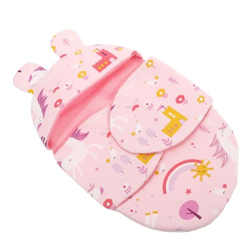 IMIKEYA Babypuppendecken Für Puppen Schlafsack Im Einhorn Design Weiche Puppenmütze Und Decke Ideales Puppenzubehör Für Sammler Kuschelig Und Farbenfroh von IMIKEYA