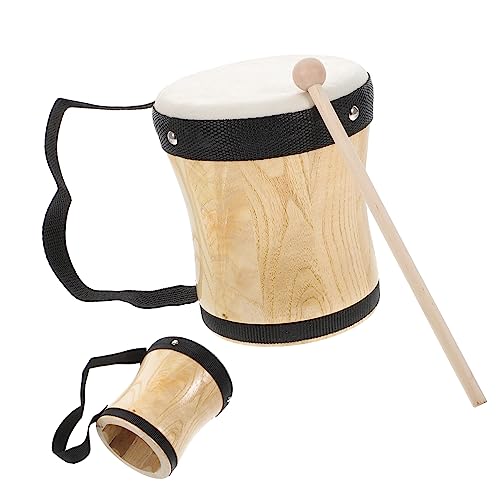 IMIKEYA Bongo Trommel Percussion Instrument Für Musikalisches Lernspielzeug Für Kreative Spielstunden Für Jungen Und Mädchen Der Motorischen Fähigkeiten von IMIKEYA