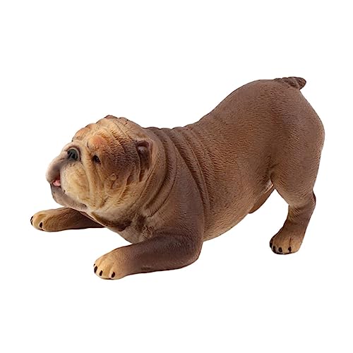 IMIKEYA Dekorative Bulldoggen Statue Realistisches Hunde Modell Für Kognitive Und Home Office Dekoration Ideales Für Hundeliebhaber PL127 878 von IMIKEYA