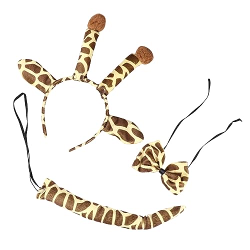IMIKEYA Giraffen Kostüm für Haarreif und Fliege Lustiges Tierkostüm für Fasching Karneval Cosplay und Fotoshooting Accessoire für Mädchen und Jungen IMIKEYA Giraffen Kostüm für Haarreif und Fliege Lustiges Tierkostüm für Fasching Karneval Cosplay und Fotoshooting Accessoire für Mädchen und Jungen von IMIKEYA