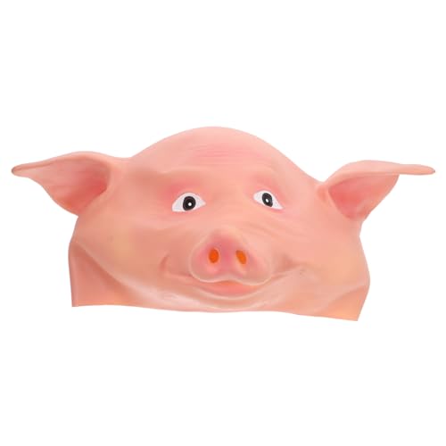 IMIKEYA Halloween Schweinekopf Maske Cosplay Hut Cartoon Maske Formmaske Foto Requisite von IMIKEYA