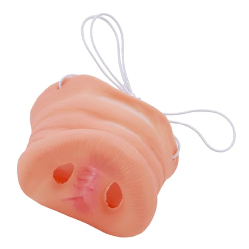 IMIKEYA Halloween-schweinenase Kuh Hase Cosplay Prop Dinosaurier Karnevalskostüm Für Nasenmasken Für Tiere Schnauzen Schweinenase Prothese Fell Schweinsnase Emulsion von IMIKEYA