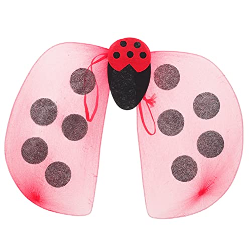 IMIKEYA Marienkäfer Flügel Kostüm Bunte Leichte Ladybug Fairy Wings Bequeme Stoffflügel für Mädchen Vielseitig für Karneval Halloween Geburtstagsfeiern und Cosplay Zufällige Farbe IMIKEYA Marienkäfer Flügel Kostüm Bunte Leichte Ladybug Fairy Wings Bequeme Stoffflügel für Mädchen Vielseitig für Karneval Halloween Geburtstagsfeiern und Cosplay Zufällige Farbe von IMIKEYA