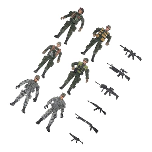 IMIKEYA Mini Soldaten Figuren Militärspielzeug Für Miniatur Armee Actionfiguren Lustige Spielzeuge Für Kreatives Layout Figuren Für Sandtisch Und Dioramen von IMIKEYA