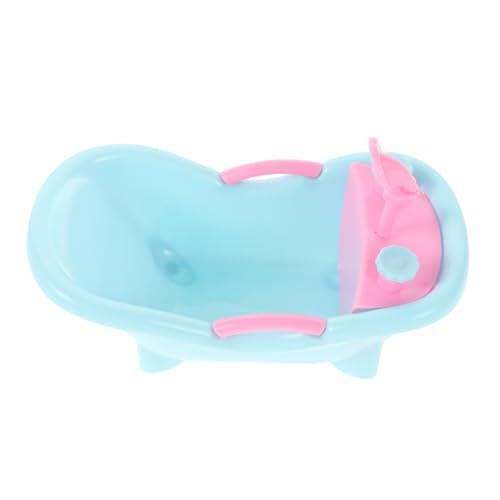 IMIKEYA Miniatur Badewanne Mit Badewannen Babypuppe Realistisches Badespielzeug Für Puppenhaus Deko Und Badezimmer von IMIKEYA