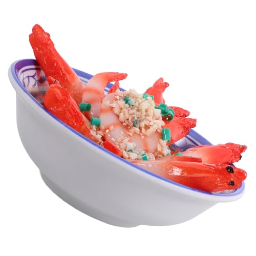 IMIKEYA Nachahmung Von Gekochtem Essen Modell Fake Display Food Bowl Prop Simulation Essen Modell von IMIKEYA