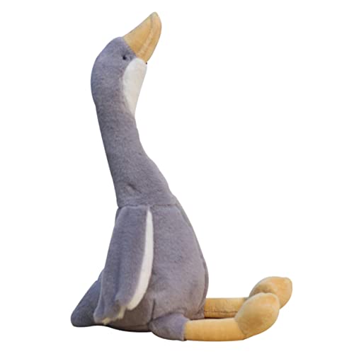 IMIKEYA Schwan Plüschtier für kindergeschenke Animal Toys Tierplüsch plushdoll Gans ausgestopfte Tiere Kuscheltiere für Jungen süßer Gänse-Plüsch PP Baumwolle Grey von IMIKEYA