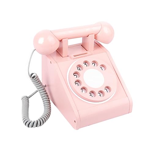 IMIKEYA Telefon Kind Telefone Interaktion Rosa Holz von IMIKEYA