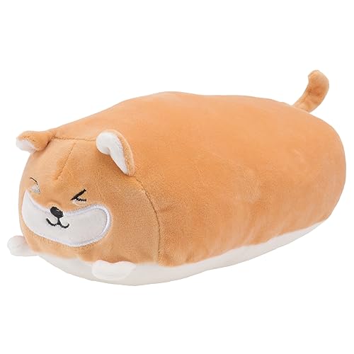 IMIKEYA Tierwurfkissen Plüsch Shiba Inu Kissen Tiermodellierung Bolster Niedliches Stofftier Für Ideales Für Geburtstage Und Feiertage von IMIKEYA