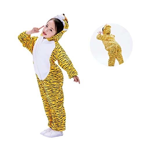 IMIKEYA Tiger Cosplay Kostüm Für Tierkostüm Xl Für Rollenspiele Maskerade Und Kostümpartys Ideales Outfit Für Jungen Und Mädchen Zur Verkleidung Als Tiger von IMIKEYA