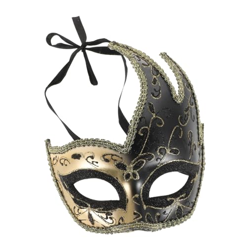 IMIKEYA Venetianische Halbmaske Für Herren Und Damen Vintage Maske Für Maskenball Karneval Und Halloween Festival Accessoire Im Antiken Stil Cosplay Maske von IMIKEYA