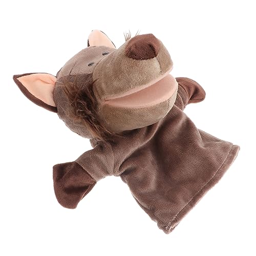 IMIKEYA Wolf Handpuppe Für Plüsch Tierhandpuppe Mit Beweglichem Mund Süßes Handpuppen Für Geschichtenerzählen Und Rollenspiele Perfektes von IMIKEYA