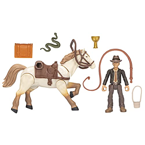 Indiana Jones Worlds of Adventure with Horse Action Figure Set, 2.5-inch, Action Figures for Kids Ages 4 and Up von Hasbro