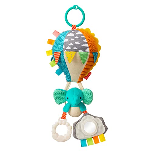 Infantino 316310 Elephant, Playtime Pal Heißluftballon, Mehrfarbig, Einheitsgröße von INFANTINO