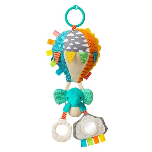 Infantino 316310 Elephant, Playtime Pal Heißluftballon, Mehrfarbig, Einheitsgröße von INFANTINO