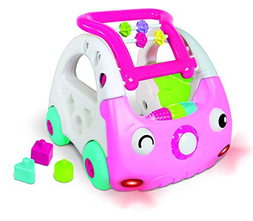 Infantino 930-216427-09 3-in-1 Senso Discovery Car, Pink, 1 Count (Pack of 1) von INFANTINO