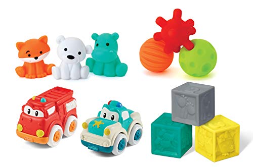 Infantino Baby's 1st Playset – 11-tlg. Set zum sensorischen Entdecken und der Entwicklung der Fein- und Grobmotorik – Ab 0 Monaten Infantino Baby's 1st Playset – 11-tlg. Set zum sensorischen Entdecken und der Entwicklung der Fein- und Grobmotorik – Ab 0 Monaten von INFANTINO