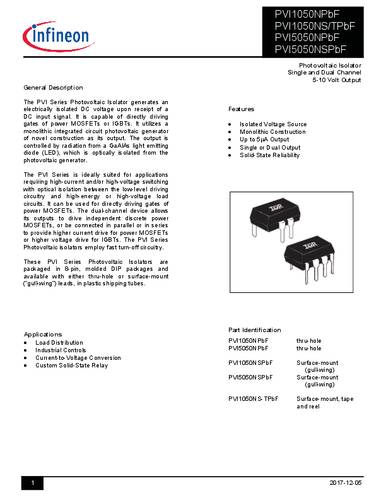 Infineon Technologies PVI1050NS-TPBF SMD von INFINEON TECHNOLOGIES