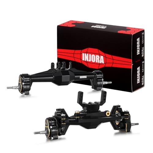 INJORA +5mm Diamond Portal Achsen mit Messing Achsschenkel & Abdeckungen für 1/18 TRX4M Upgrade INJORA +5mm Diamond Portal Achsen mit Messing Achsschenkel & Abdeckungen für 1/18 TRX4M Upgrade von INJORA